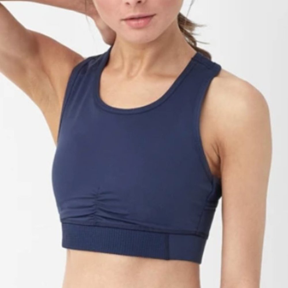 Splendid Navy Blue Yoga High Neck Bra